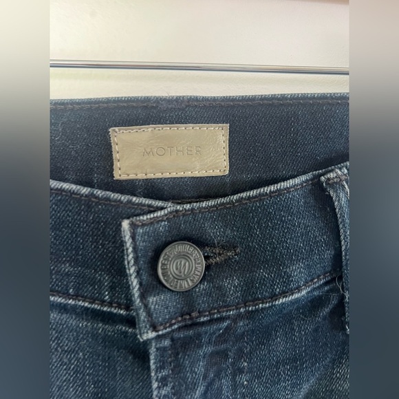 MOTHER The Insider Tall When The Going Gets Tough Dark Wash Bootcut Jeans Sz 27 - Picture 4 of 10